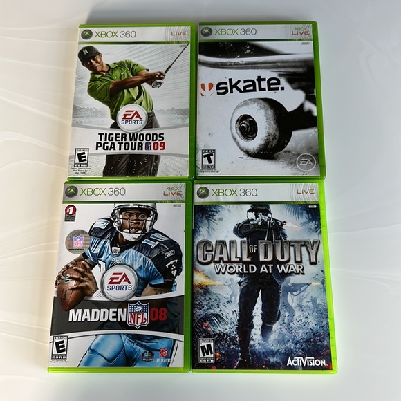 Four (4) XBOX 360 games - Picture 2 of 2